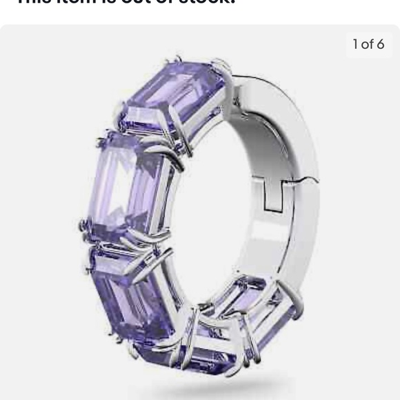 Swarovski Millenia Ear Cuff Single - Picture 2 of 6